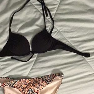 Aerie black swim top